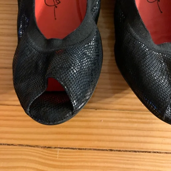 Pos Ole Rouge size 38 wedged heel - Picture 5 of 6